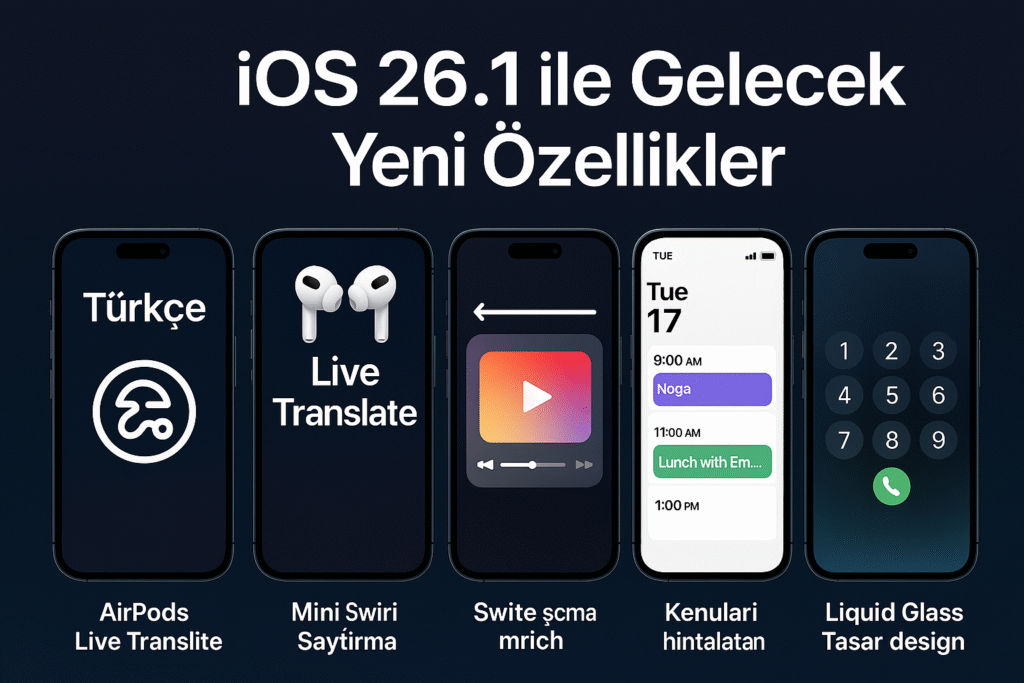 iOS 26.1 Beta 1 Yayınlandı: iPhone’lara Yeni Özellikler Geliyor